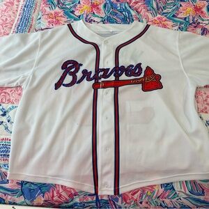 Women’s Morgan Wallen 98’ Braves White Baseball Jersey
